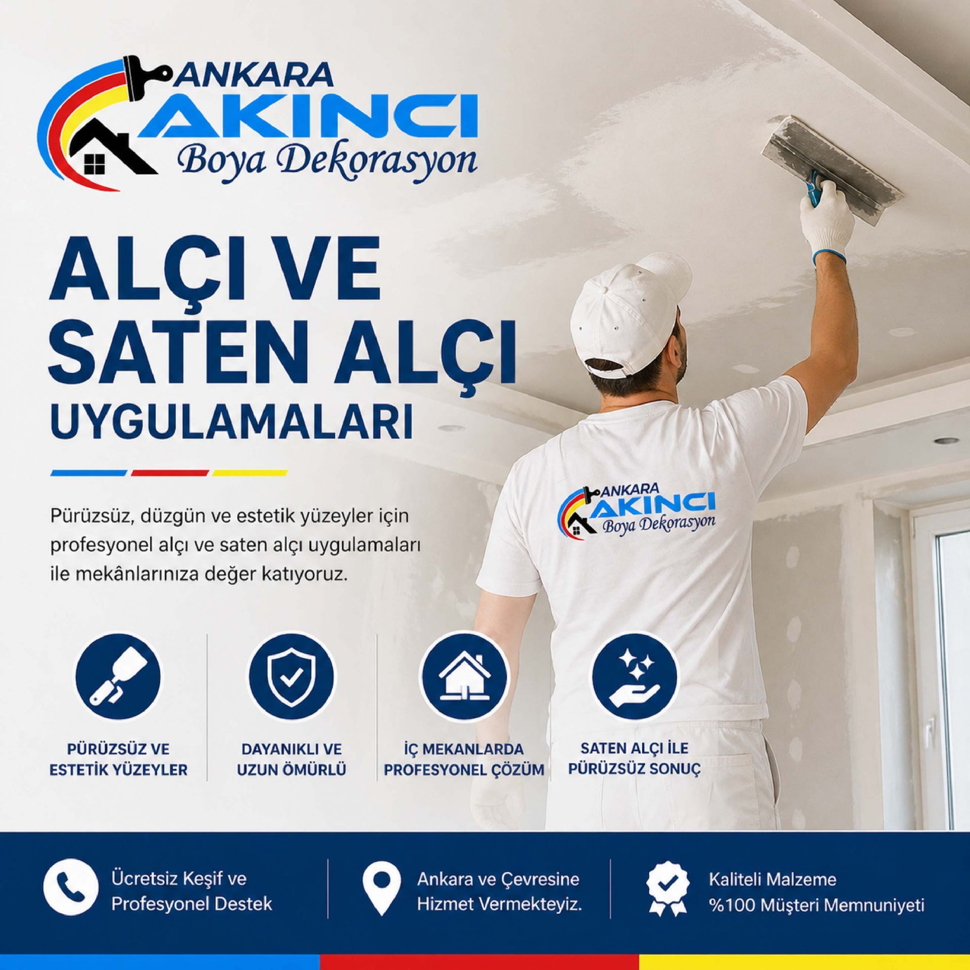 Alçı ve Saten Alçı Uygulamaları